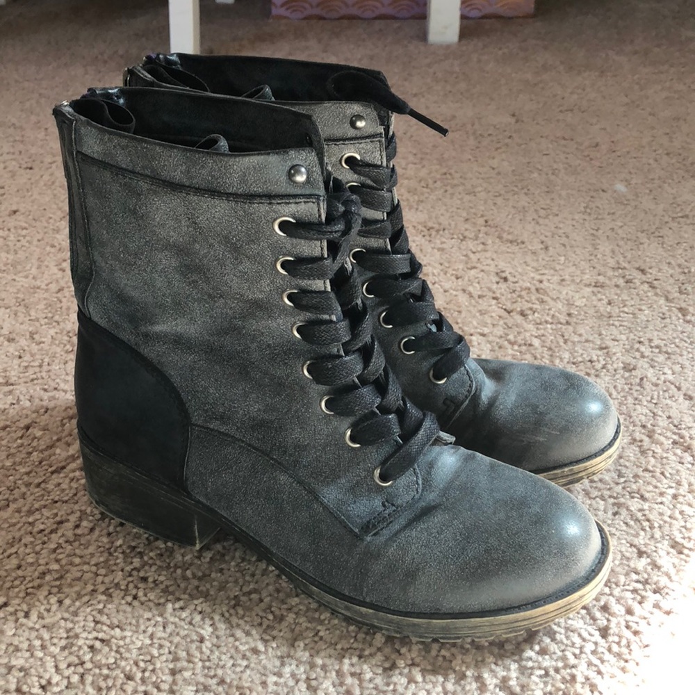 Madden Girl Steve Madden Mistley Combat Boot